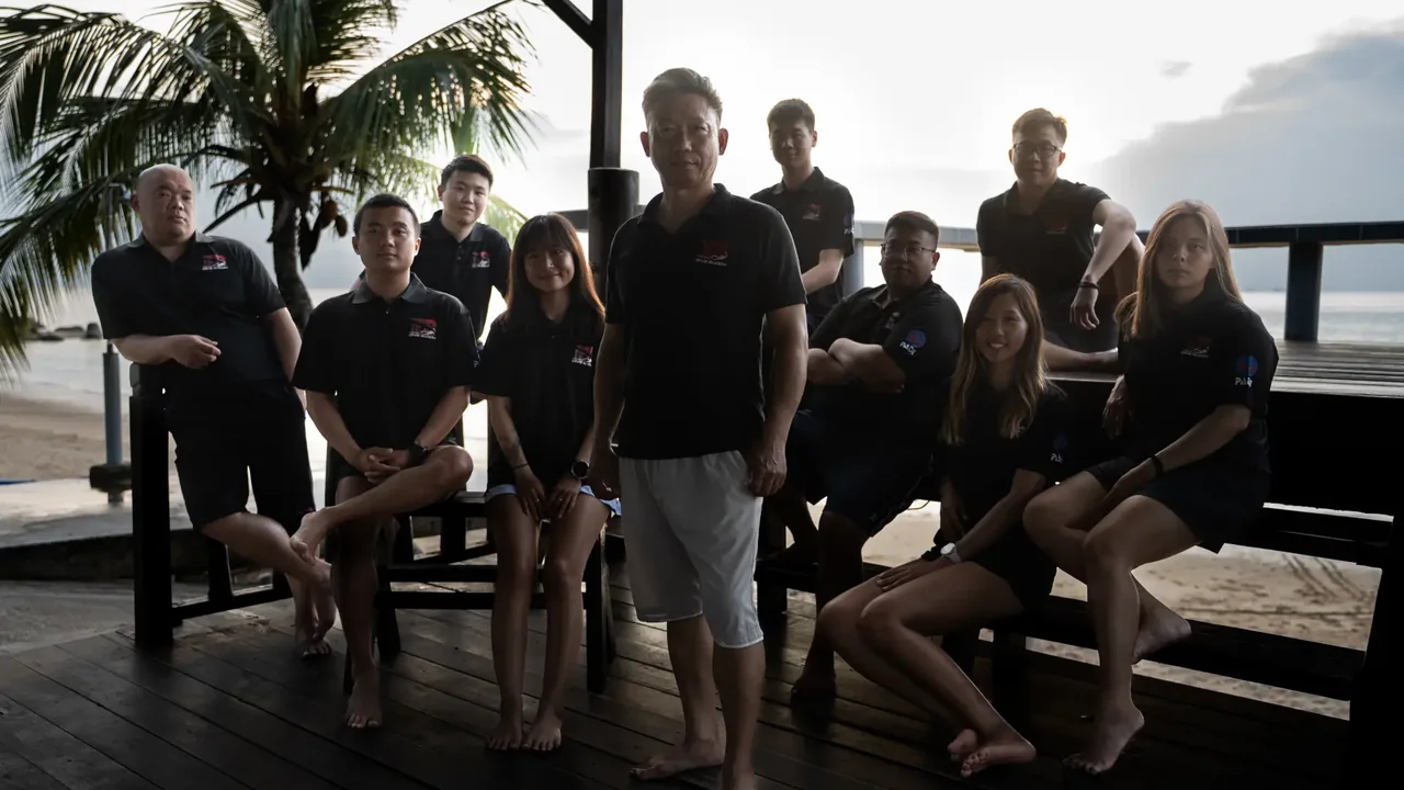 The Tioman Dive Buddy Team Together on the Island