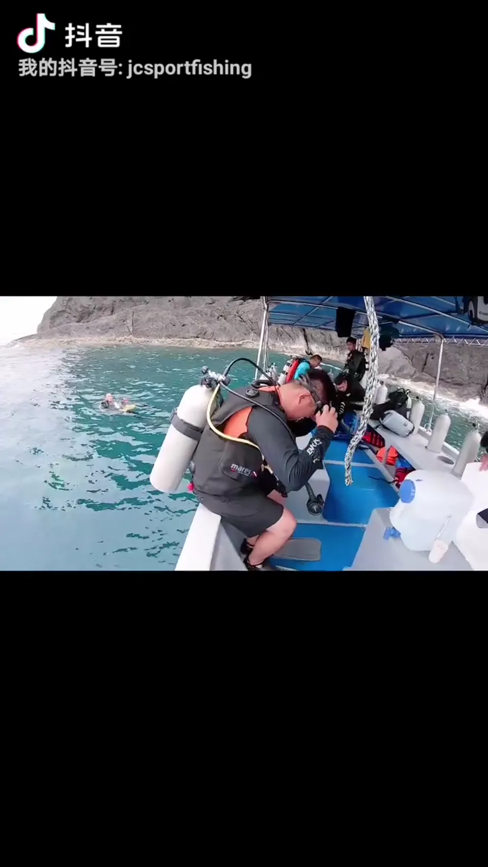 A scene from the Let’s Go Diving vlog